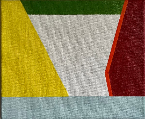 Sharon Hall Between, 2025 Oil on cotton duck 25 x 30 cm Signed and dated verso