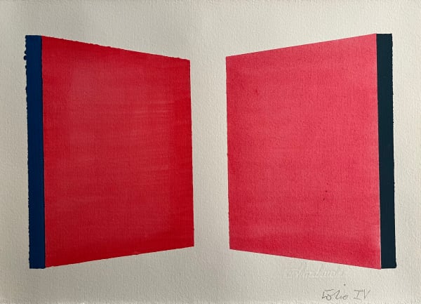 Sharon Hall Folio (Variations) IV, 2025 gouache, acrylic and tempera on Amatruda paper 340gsm 7 7/8 x 11 3/4 in 20 x 30 cm Series: Folio Signed and dated