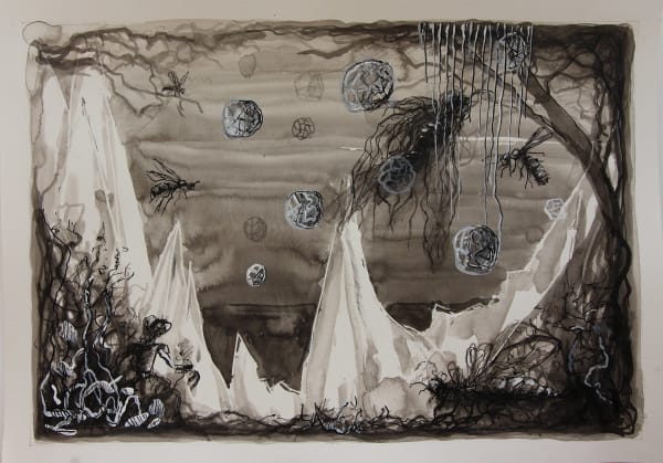 Paul Newman, Study for fear terrain X, 2024