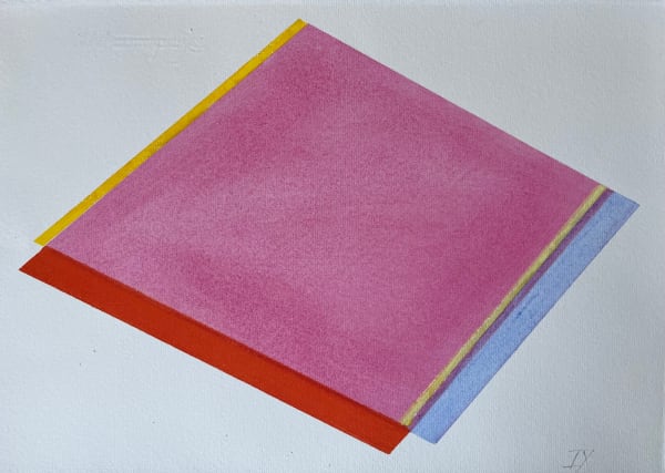 Sharon Hall Folio (Variations) IX, 2025 acrylic, tempera and gouache 340gsm on Amatruda paper 20 x 30 cm Series: Folio Signed and dated