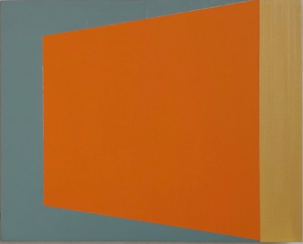 Sharon Hall Adjacent , 2024 Oil on gesso panel 30 x 40 cm Signed and dated verso