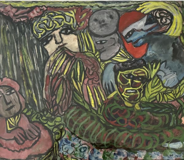 Janet Sobel, Untitled, 1943