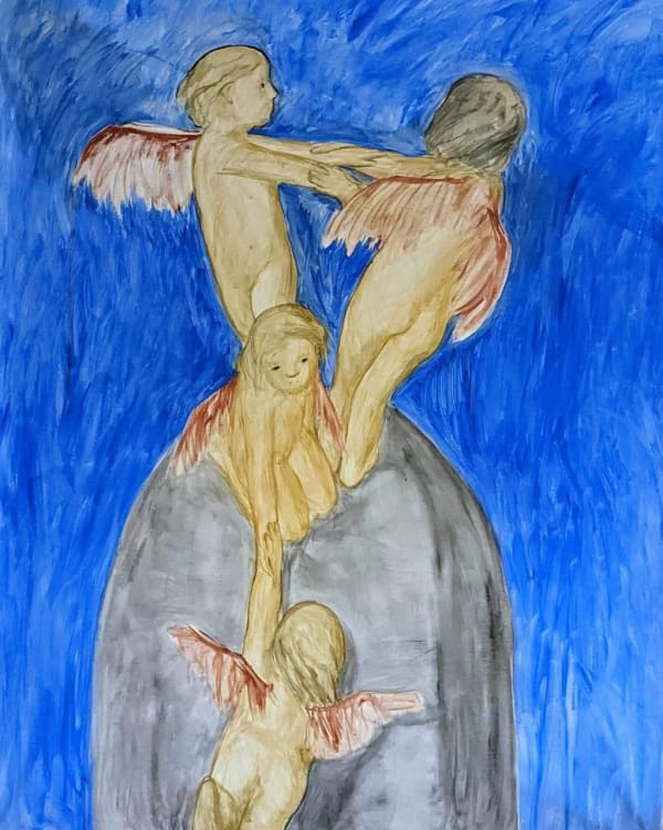 How many angels can dance on the tip of a Russian missile, 170x110 cm