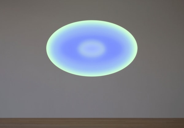 James Turrell LED light, etched glass and shallow space
