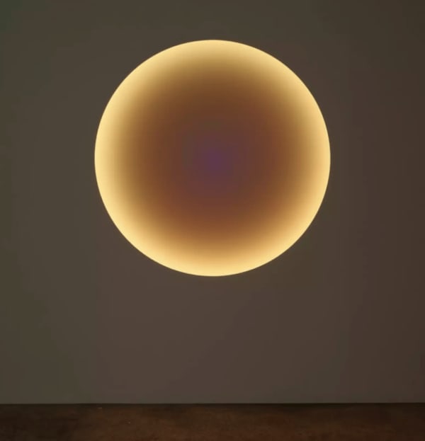 James Turrell LED light, etched glass and shallow space