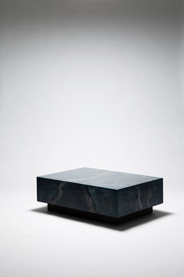 Slab Tramazite Coffee Table (Blue), 2012
