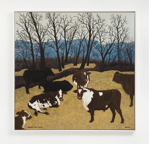 Jessie Homer French Bishop, California, 1997 Oil on canvas 40 x 40 ins 101.6 x 101.6 cm