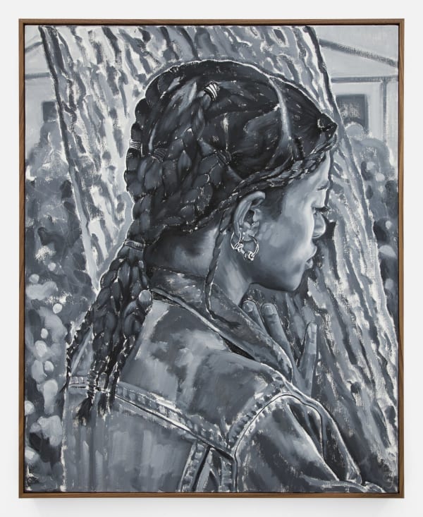 Kohshin Finley Portrait of Kish, 2022 Oil on canvas 30 x 24 in 76.2 x 61 cm