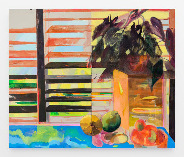 Che Lovelace Interior View, 2015 Acrylic and dry pigment on board panels 50 x 60 in 127 x 152.4 cm