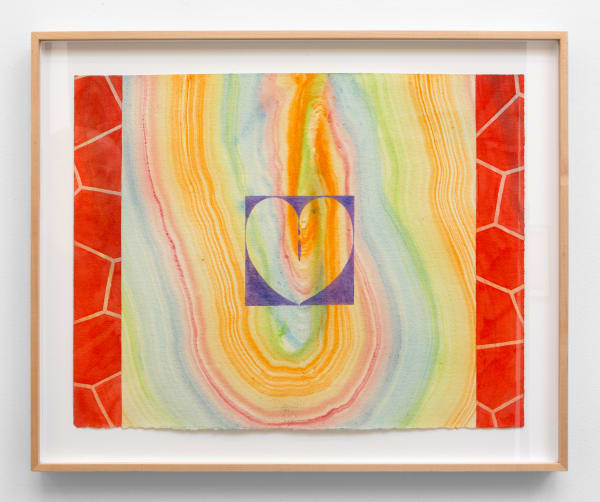 Billy Al Bengston July Watercolor, 1994 Watercolor on paper 15 x 19 ins 38.1 x 48.26 cm