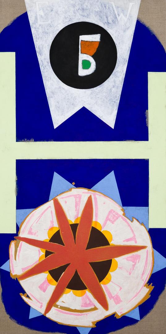 Roy Dowell Untitled #1048, 2013 Acrylic on Linen 52 x 26 ins 132.08 x 66.04 cm