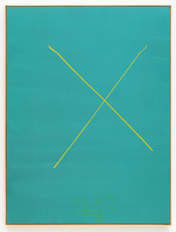 Billy Al Bengston Ed, 2020 Acrylic on canvas 48 x 36 in 121.9 x 91.4 cm