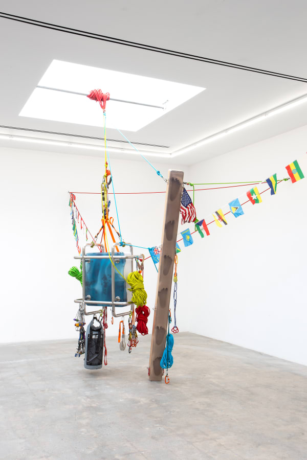 Ashley Bickerton, Hanging Ocean Chunk, 2019