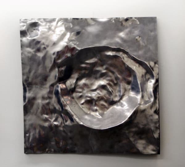 Christopher Badger The Reflective Topography of Necho Crater, 2013 Cast aluminum 38 1/2 x 38 1/2 ins 97.79 x 97.79 cm