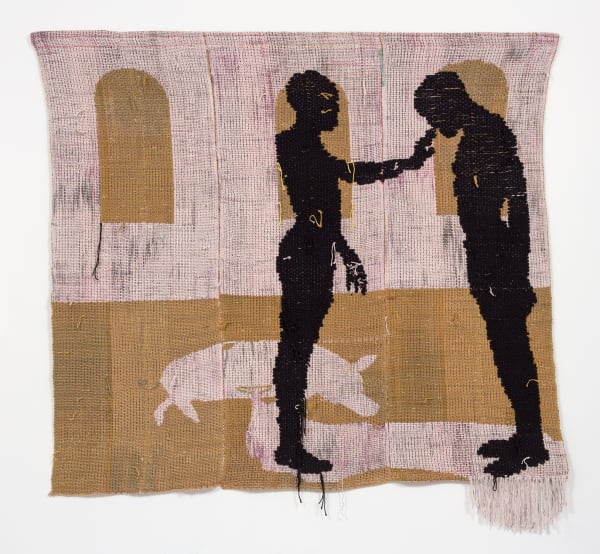 Diedrick Brackens, opening tombs beneath the heart, 2018