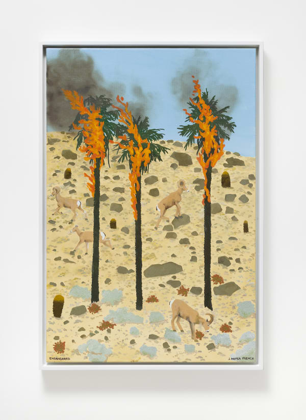 Jessie Homer French Endangered, 2020 Oil on canvas 30 x 20 in 76.2 x 50.8 cm