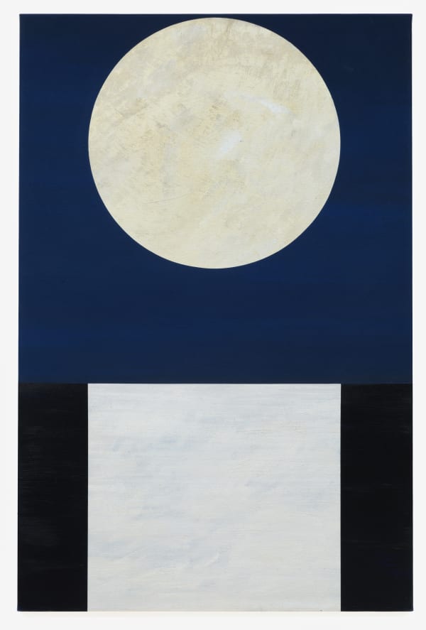 Billy Al Bengston B’n E in SF, 1989 Acrylic on canvas 54 x 36 ins 137.16 x 91.44 cm