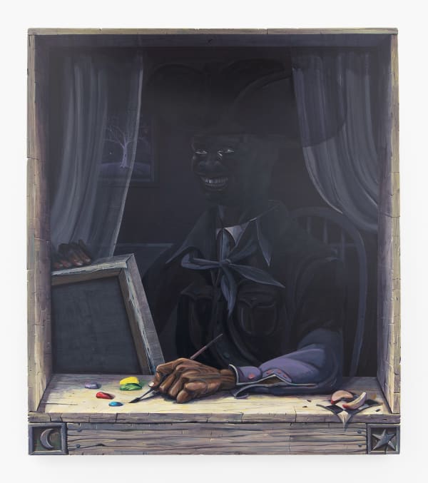 Alexander Harrison, Portrait of an artist in the penumbra of the moon, in hopes for a brighter future, 2021