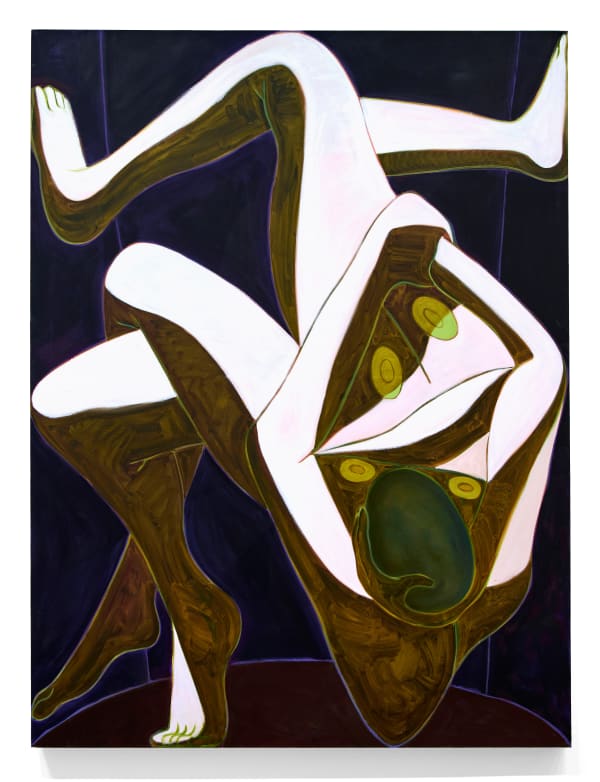 Mark Yang Suspension, 2021 Oil on canvas 72 1/8 x 54 1/8 x 2 in 182.9 x 137.2 x 5.1 cm