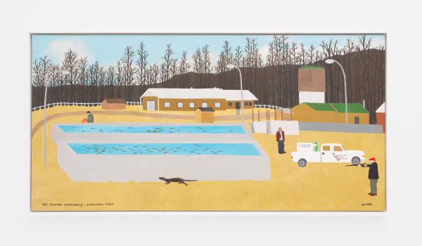 Jessie Homer French, The Salmon Hatchery, Cowichan River, 1999