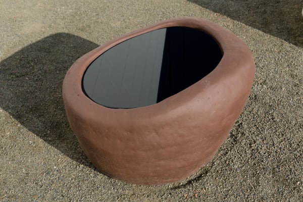 Anna Sew Hoy Disappearance, 2015 Stoneware and mirror 14 1/2 x 19 x 22 ins 36.83 x 48.26 x 55.88 cm