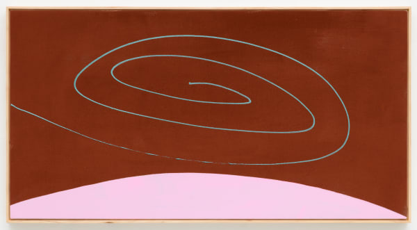 Billy Al Bengston David, 2020 Acrylic on canvas 21 x 40 in 53.3 x 101.6 cm