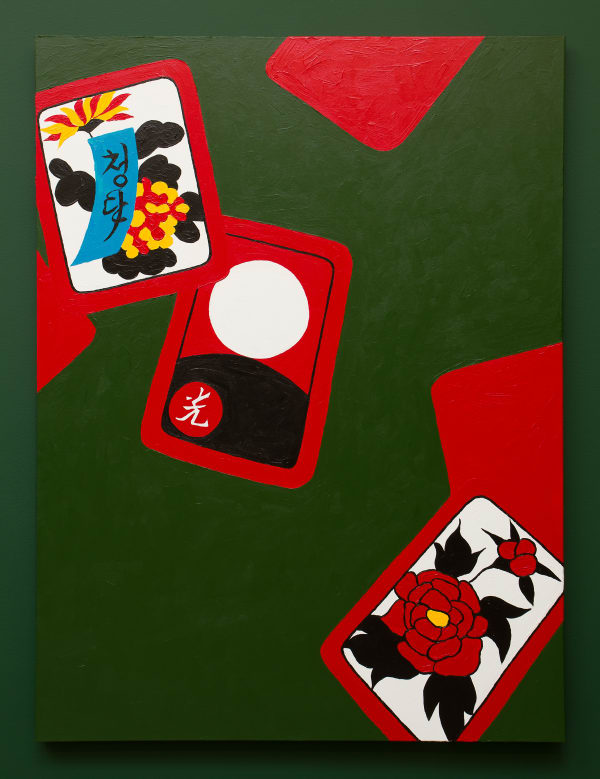 Wendy Park Hwatu Painted Again, 2022 Acrylic on canvas 48 x 36 in 121.9 x 91.4 cm