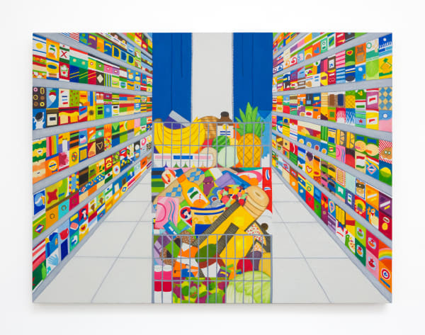 Ryan Richey Grocery Day, 2018 Oil on panel 30 x 40 ins 76.2 x 101.6 cm