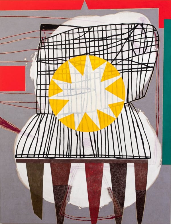 Roy Dowell Untitled #1029, 2013 Acrylic on Linen 52 x 40 ins 132.08 x 101.6 cm
