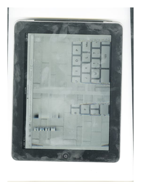 Andrea Longacre-White Pad Scan, 2012 Archival inkjet print 40 x 30 ins 101.6 x 76.2 cm