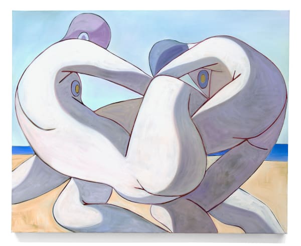 Mark Yang Sand Bond, 2021 Oil on canvas 52 x 64 in 132.1 x 162.6 cm