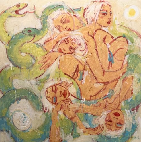 Cristi López, Eats the Tail, 2024