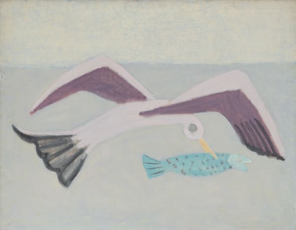 Milton Avery, Bird and Fish, 1952