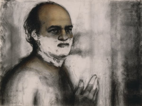 Sidney Goodman, Man in the Mirror, 1987-1988