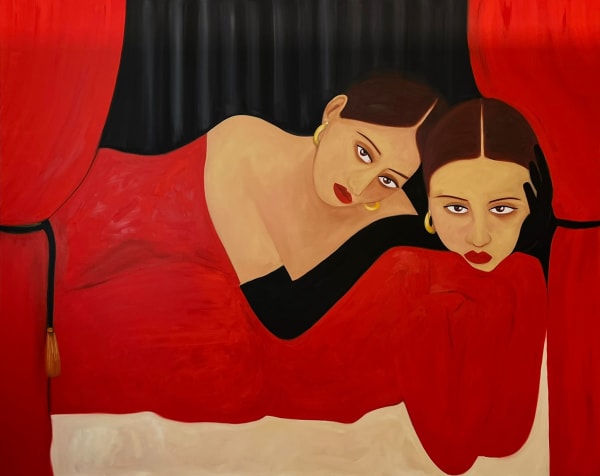 Elitsa Ristova, Behind the velvet curtains, 2023
