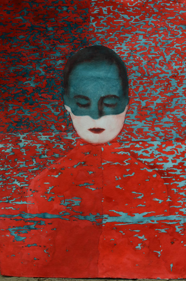 Graham Dean, Floating red, 2021