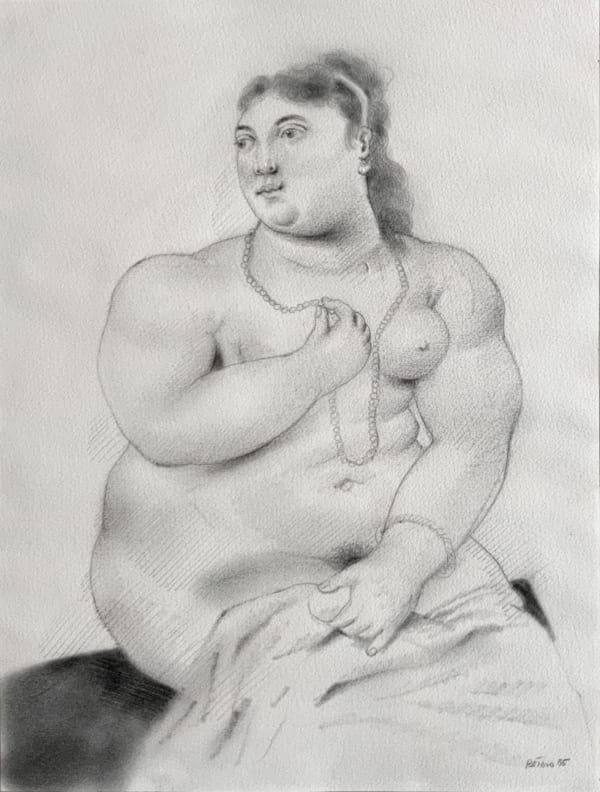 Fernando Botero, Donna Seduta, 1985