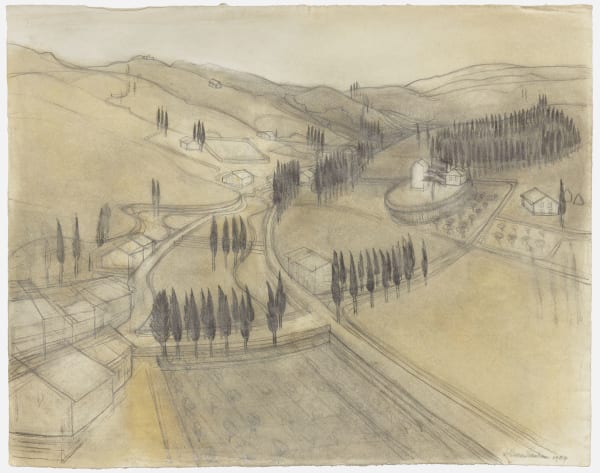 Wilhelmina Barns-Graham, Fiesole 13th June, 1954, 1954