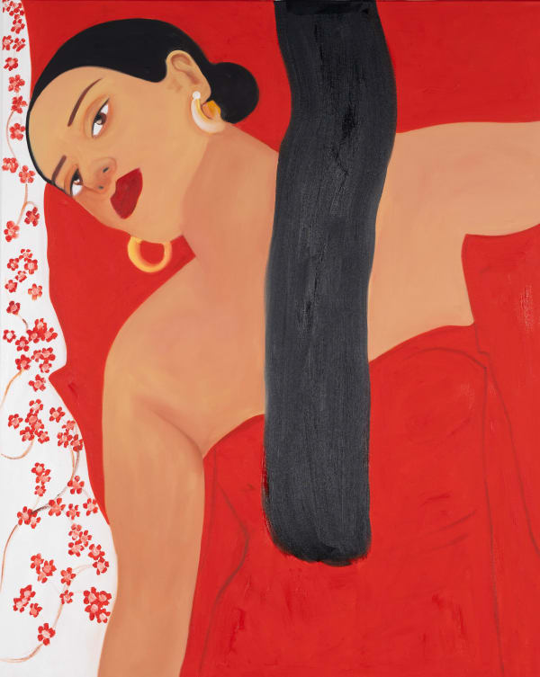 Elitsa Ristova, Scarlet petals, 2023