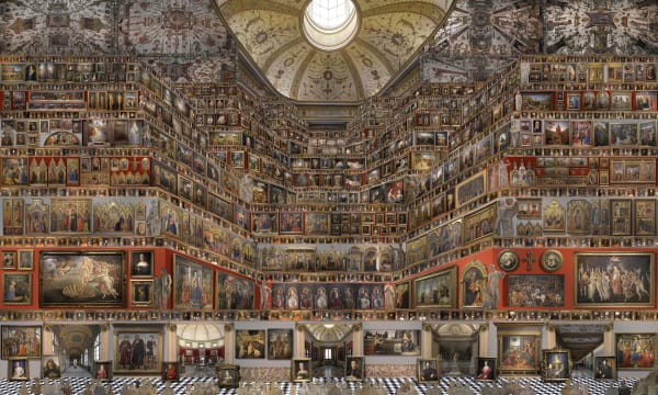 Jean-François Rauzier, Uffizi Gallery, Florence, 2022