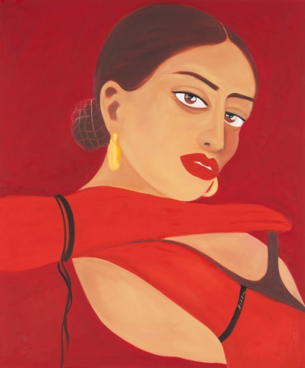 Elitsa Ristova, Red on red, 2023