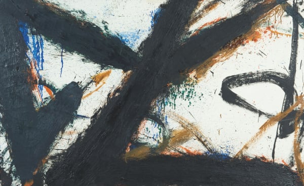 Norman Bluhm, Untitled white background, 1965