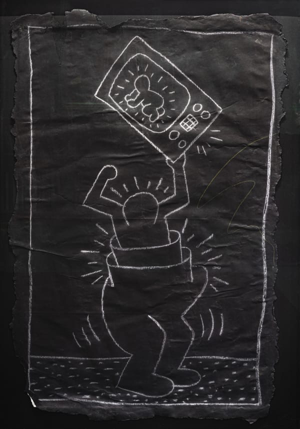 Keith Haring, Subway Drawing, SOLD