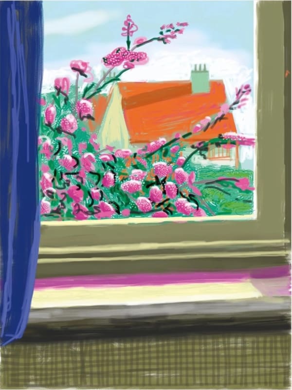 David Hockney, My Window: No. 778, 17th April 2011, 2019