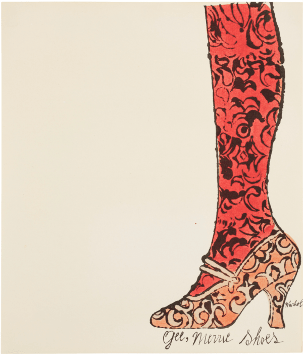 Andy Warhol, Gee, Merrie Shoes , 1956