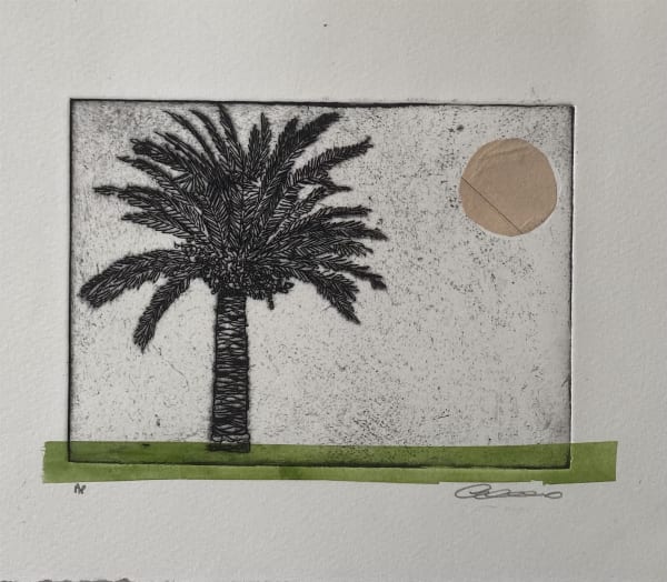 Clare Halifax, Palm Tree with Green