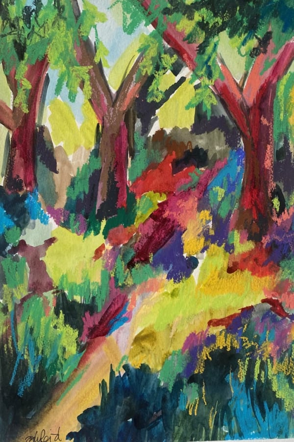 Tanya Reid, Conversation with Colour - Alizarin