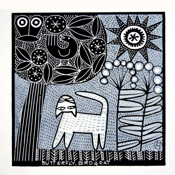 Hilke MacIntyre, Butterfly, Bird and Cat