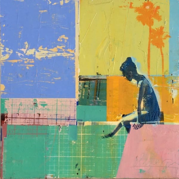 Dan Parry Jones, Poolside with Orange Palms