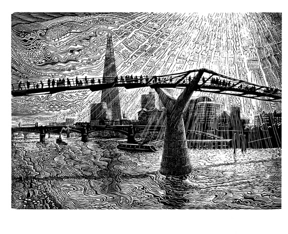 John Bryce RE, Millennium Bridge